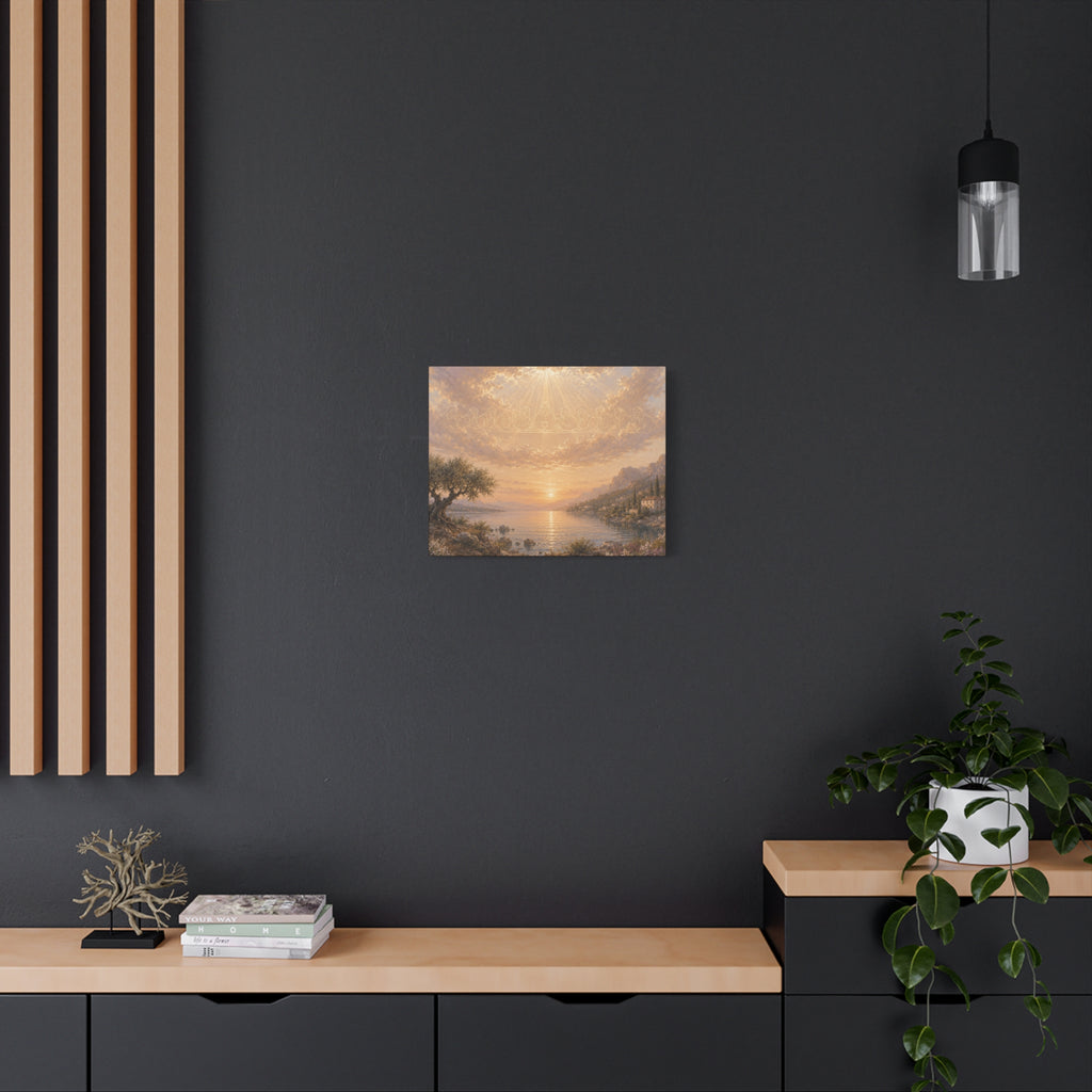 The Last Supper of Jesus & the Sacred Olive Tree | Christian Canvas Wall Art