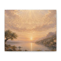 The Last Supper of Jesus and Sacred Olive Tree Christian canvas wall art