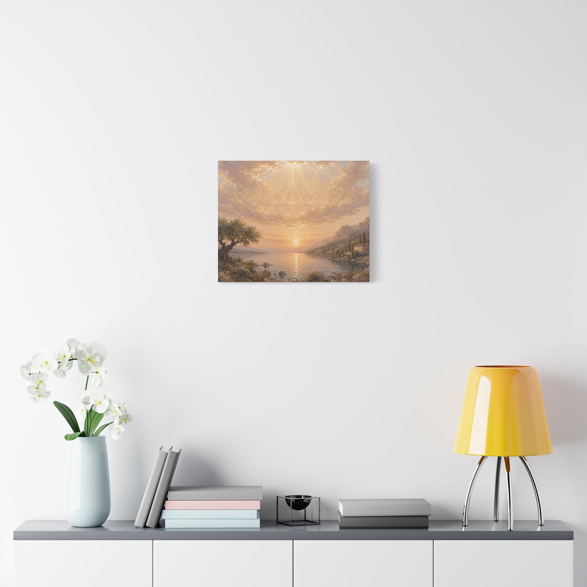The Last Supper of Jesus & the Sacred Olive Tree | Christian Canvas Wall Art